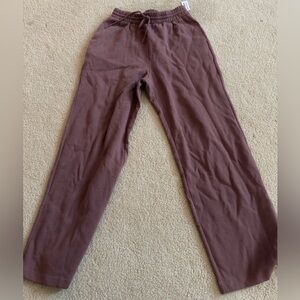 Old Navy Women's Wide Leg Pants - Maroon-Redish Brown.